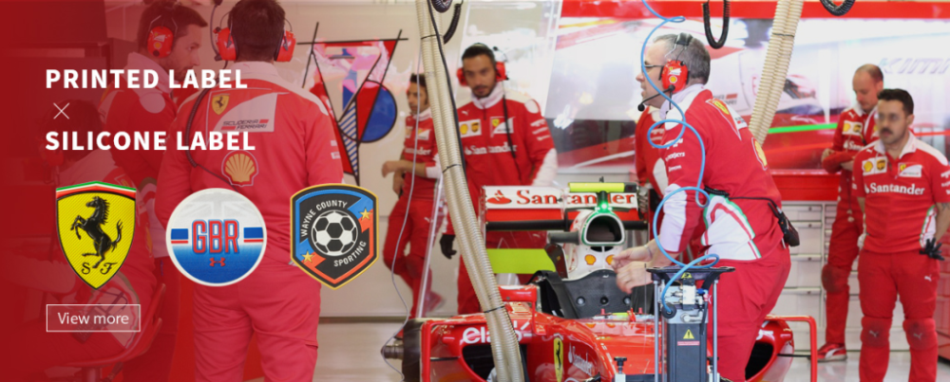 Enhance your brand with our printed and silicone labels. Ideal for motorsport apparel and accessories